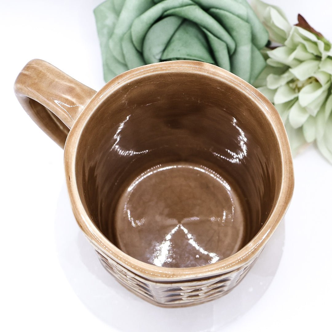 Vintage Japanese Brown Coffee Mug