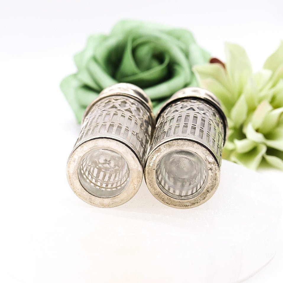 Vintage Japanese Glass Salt & Pepper Shakers