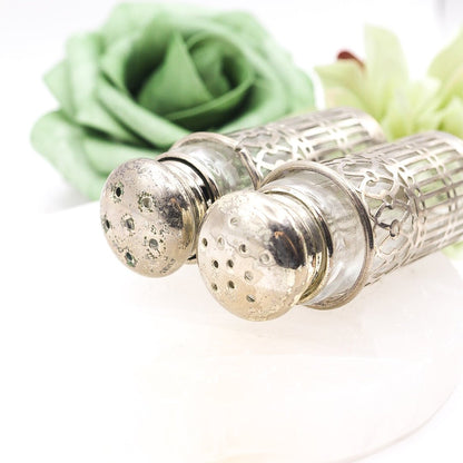 Vintage Japanese Glass Salt & Pepper Shakers
