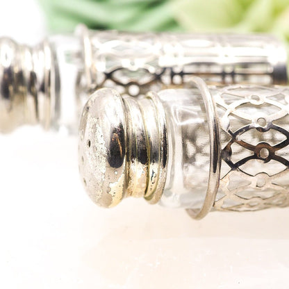 Vintage Japanese Glass Salt & Pepper Shakers