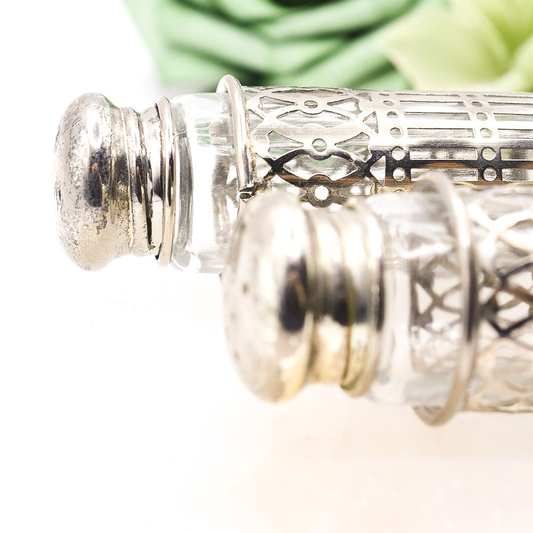 Vintage Japanese Glass Salt & Pepper Shakers