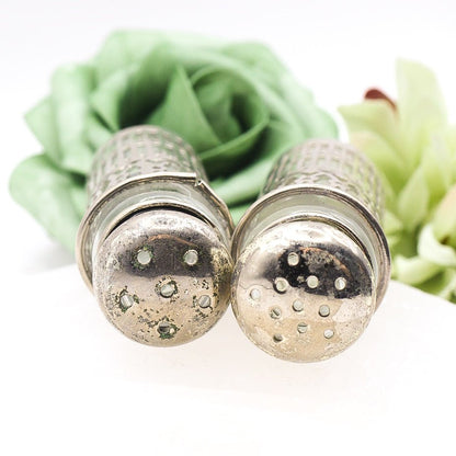 Vintage Japanese Glass Salt & Pepper Shakers