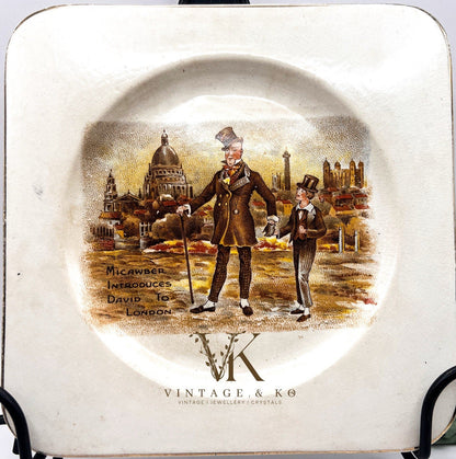 Vintage Lancaster Sandland Micawber Introduces David To London Collectible Plate