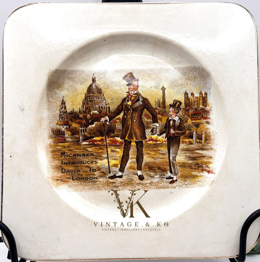 Vintage Lancaster Sandland Micawber Introduces David To London Collectible Plate
