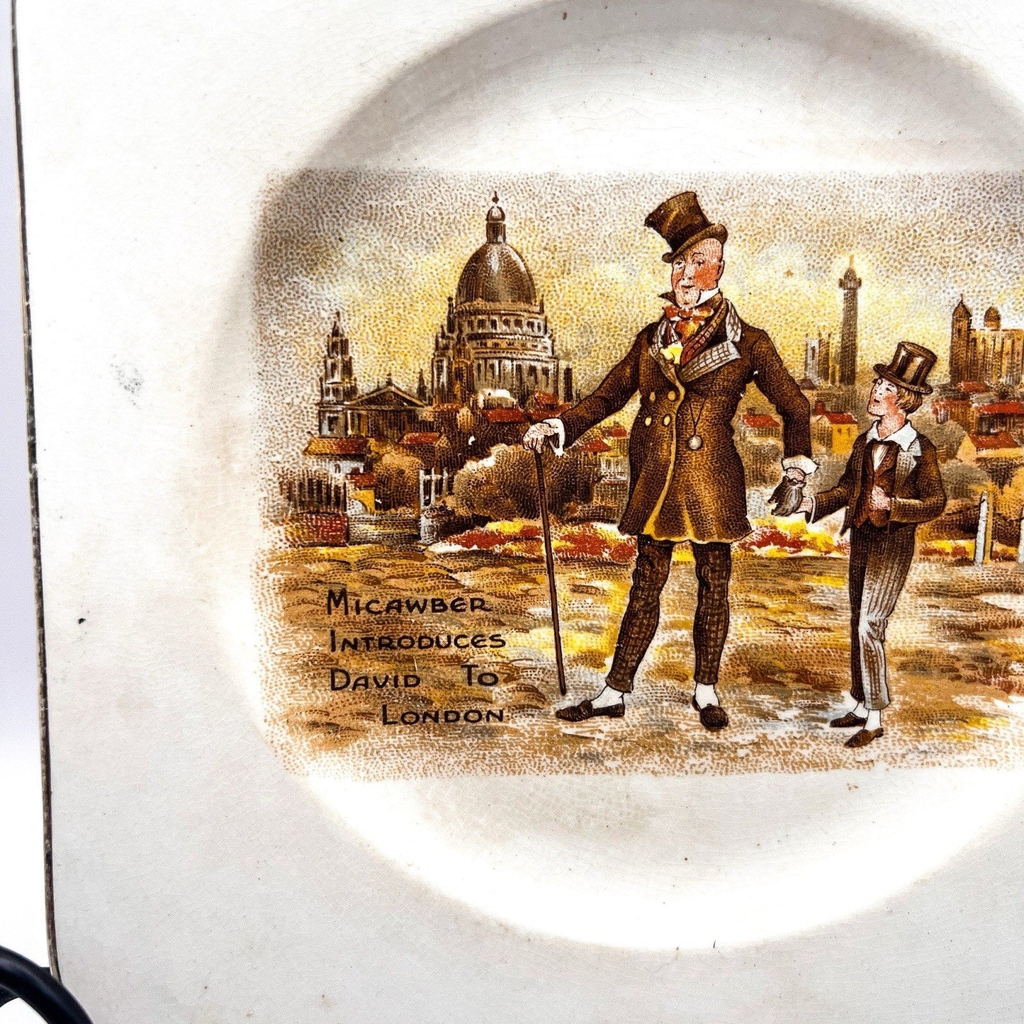 Vintage Lancaster Sandland Micawber Introduces David To London Collectible Plate