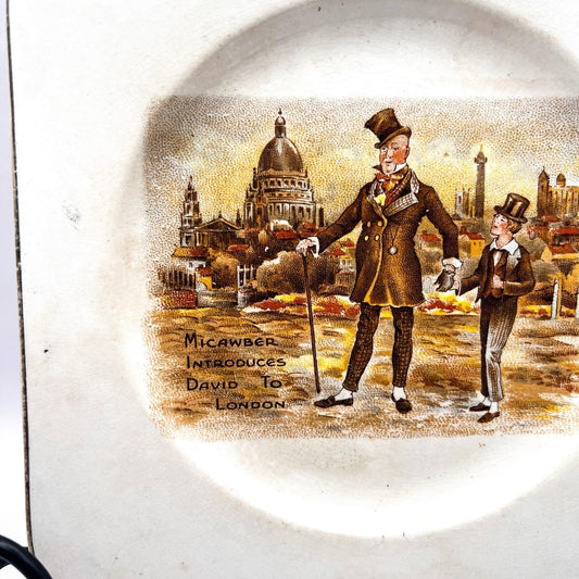 Vintage Lancaster Sandland Micawber Introduces David To London Collectible Plate
