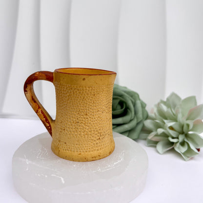 Vintage Manorware Miniature Beige Jug with Brown Handle