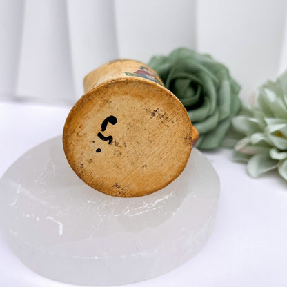 Vintage Manorware Miniature Beige Jug with Brown Handle