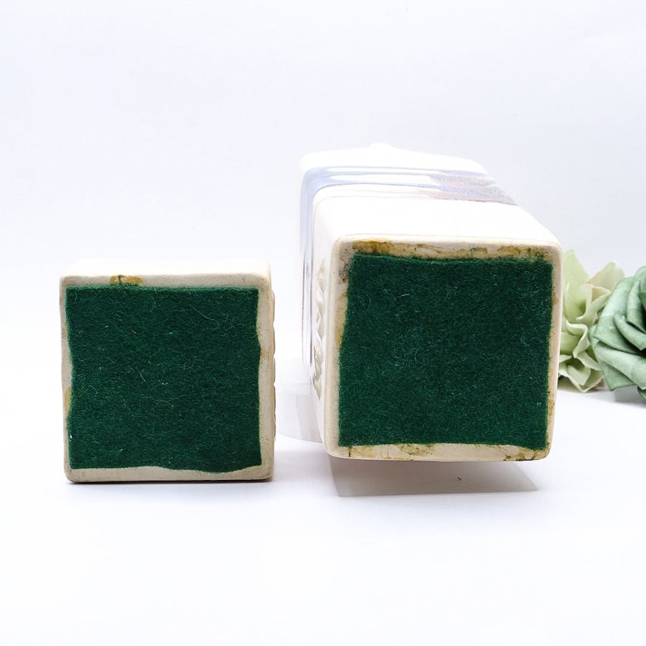 Vintage Milk and Sugar Ceramic Set with Abstract Glaze