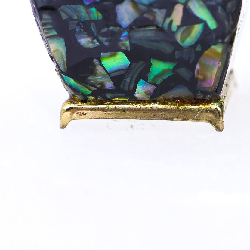 Vintage Paua Shell Salt & Pepper Shakers