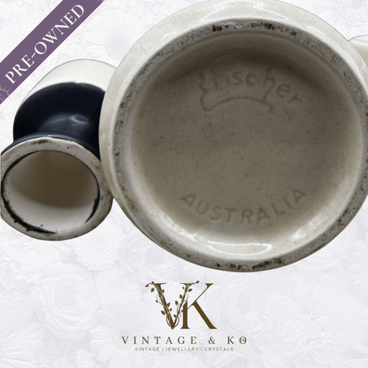 Vintage Seppelt Ceramic Cup & Whiskey Decanter Set