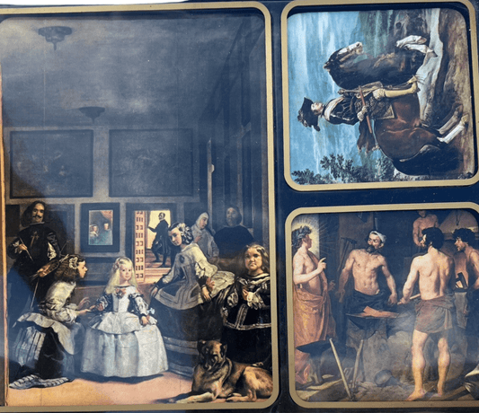 Vintage Set of 6 Coasters and Placemat With Box