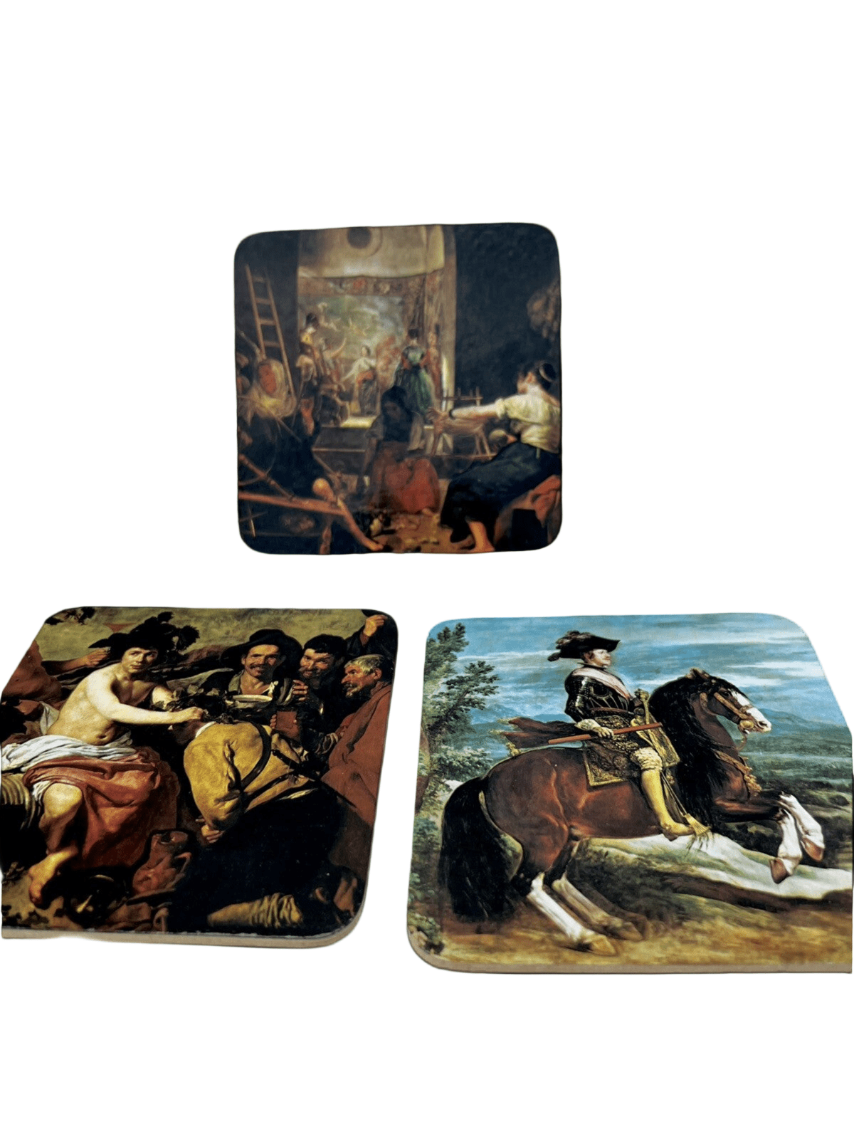 Vintage Set of 6 Coasters and Placemat With Box