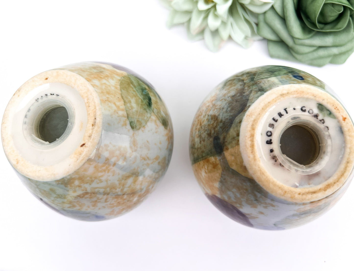 XL Robert Gordon Vintage Ceramic Salt & Pepper Shakers